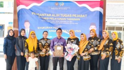 Estafet Pengabdian, Rutan Sukadana Lepas Pejabat Lama dan Sambut Kasubsi Pelayanan Tahanan Baru