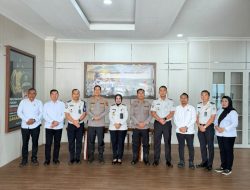 Perkuat Sinergitas Antar APH, Kalapas Beserta Jajaran Lapas Kelas I Bandar Lampung Gelar Koordinasi dan Silaturahmi ke Kapolres