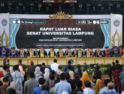 Rapat Luar Biasa Senat Unila di Dies Natalis ke-61, Dari Kuat Menuju Berdampak