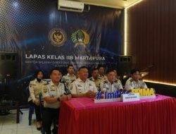 Kepala Lapas Martapura Ikuti Zoom Analisis dan Evaluasi di Lingkungan Ditjenpas