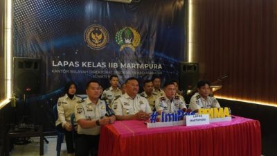 Kepala Lapas Martapura Ikuti Zoom Analisis dan Evaluasi di Lingkungan Ditjenpas