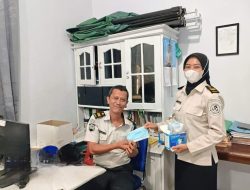 Lapas Muara Tebo Bagikan Masker dan Tingkatkan Kewaspadaan Hadapi Dampak Asap Karhutla
