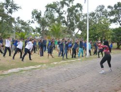 Jaga Kebugaran dan Semangat Produktivitas, Lapas Terbuka Kendal Gelar Senam Pagi Bersama