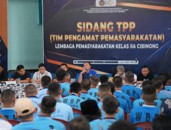 Persiapan Kembali ke Masyarakat, Lapas Cibinong Evaluasi Usulan Hak Integrasi Warga Binaan Melalui Sidang TPP