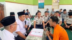 Resmi Jadi Mualaf, Ini Pesan Kepala Rutan Sukadana Kepada Warga Binaan yang Ucapkan Dua Kalimat Syahadat