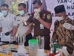 Kepala Lapas Kelas IIB Ampana Hadiri Pemusnahan Barang Bukti di Kejari Tojo Una-Una