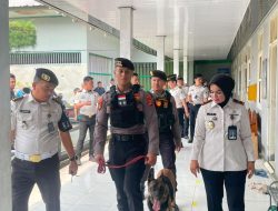 Lapas Kelas I Bandar Lampung Gandeng K-9 Polda Lampung Sisir Blok Hunian dan Jemput Bola Layanan Warga Binaan