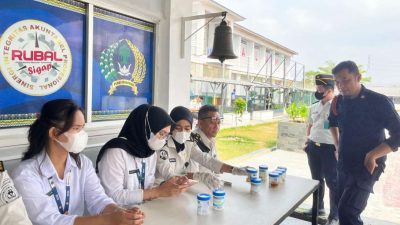 Rutan Bandar Lampung Lakukan Tes Urin Bagi Warga Binaan Guna Perkuat Pengawasan dan Pencegahan Narkoba