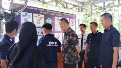 Kepala Lapas Kotabumi Terima Kunjungan Direktur TI dan Kerja Sama Pemasyarakatan Dalam Rangka Penguatan Tugas dan Fungsi
