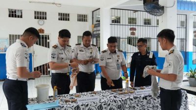 Rolling dan Pemeriksaan Gembok, Langkah Preventif Lapas Cibinong Untuk Memastikan Sarana Pengamanan Blok Hunian Siap Digunakan