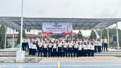 Rutan Kelas I Bandar Lampung Gelar Upacara Peringatan Hari Sumpah Pemuda ke-98
