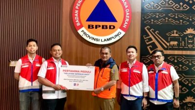 Pertamina Patra Niaga Regional Sumbagsel Dukung Penanganan Karhutla di Taman Nasional Way Kambas