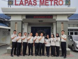 Lapas Metro Terima Kunjungan Tim Direktorat Perawatan Kesehatan dan Rehabilitasi Ditjenpas