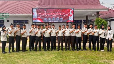 Teguhkan Semangat Patriotisme dan Pengabdian, Lapas Muara Tebo Peringati Hari Sumpah Pemuda ke-98