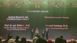 Berhasil Hilirisasi Riset ke Industri, Rektor Itera Raih Inovator Award dari Danantara